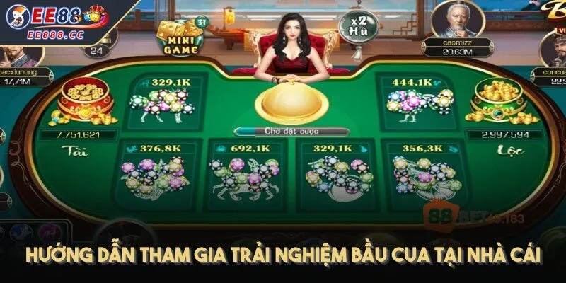 Hướng dẫn tham gia trải nghiệm bầu cua tại nhà cái