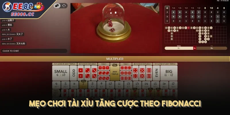 Mẹo chơi tài xỉu tăng cược theo Fibonacci